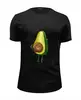 Заказать мужскую футболку в Москве. Футболка базовая Avocado 🥑  от @kristy_art_k  - готовые дизайны и нанесение принтов.