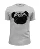 Заказать мужскую футболку в Москве. Футболка базовая Pug Fan Print от gulen - готовые дизайны и нанесение принтов.