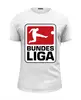Заказать мужскую футболку в Москве. Футболка базовая Бундеслига (Bundesliga) от coolmag - готовые дизайны и нанесение принтов.