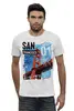 Заказать мужскую футболку в Москве. Футболка базовая San Francisco от Никита Коледенков - готовые дизайны и нанесение принтов.