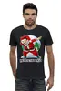 Заказать мужскую футболку в Москве. Футболка базовая Santa Dab от balden - готовые дизайны и нанесение принтов.