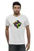 Заказать мужскую футболку в Москве. Футболка базовая Кубик рубика  от Vinli.shop  - готовые дизайны и нанесение принтов.