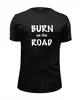 Заказать мужскую футболку в Москве. Футболка базовая Burn on the Road от Евгений - готовые дизайны и нанесение принтов.