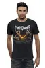 Заказать мужскую футболку в Москве. Футболка базовая Manowar Band от Leichenwagen - готовые дизайны и нанесение принтов.