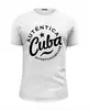 Заказать мужскую футболку в Москве. Футболка базовая Auténtica Cuba от balden - готовые дизайны и нанесение принтов.