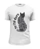 Заказать мужскую футболку в Москве. Футболка базовая Gray cat от frau - готовые дизайны и нанесение принтов.