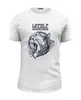 Заказать мужскую футболку в Москве. Футболка базовая The cat от Legale Prints - готовые дизайны и нанесение принтов.