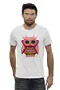 Заказать мужскую футболку в Москве. Футболка базовая Сова (Owl) от trugift - готовые дизайны и нанесение принтов.
