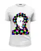 Заказать мужскую футболку в Москве. Футболка базовая Пушкин от d_ari.design@mail.ru - готовые дизайны и нанесение принтов.