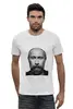 Заказать мужскую футболку в Москве. Футболка базовая Путин с бородой от priceless - готовые дизайны и нанесение принтов.