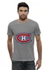 Заказать мужскую футболку в Москве. Футболка базовая Montreal Canadiens от Pomidor - готовые дизайны и нанесение принтов.