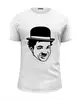 Заказать мужскую футболку в Москве. Футболка базовая Чарли Чаплин от trend - готовые дизайны и нанесение принтов.