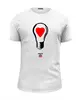 Заказать мужскую футболку в Москве. Футболка базовая LAMP! SWITCH ON YOUR LOVE! от HANS ZOGS - готовые дизайны и нанесение принтов.