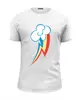Заказать мужскую футболку в Москве. Футболка базовая Rainbow Dash / Рейнбоу Дэш от crash - готовые дизайны и нанесение принтов.