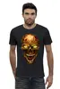 Заказать мужскую футболку в Москве. Футболка базовая Zombie Skull от balden - готовые дизайны и нанесение принтов.