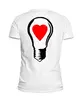 Заказать мужскую футболку в Москве. Футболка базовая LAMP ON BACK! SWITCH ON YOUR LOVE! от HANS ZOGS - готовые дизайны и нанесение принтов.