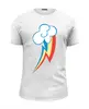 Заказать мужскую футболку в Москве. Футболка базовая Rainbow Dash / Рейнбоу Дэш от crash - готовые дизайны и нанесение принтов.
