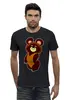 Заказать мужскую футболку в Москве. Футболка базовая Olympic Bear Misha 1980 от balden - готовые дизайны и нанесение принтов.