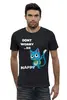 Заказать мужскую футболку в Москве. Футболка базовая DONT WORRY от T-shirt print  - готовые дизайны и нанесение принтов.