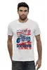 Заказать мужскую футболку в Москве. Футболка базовая Мотоспорт от T-shirt print  - готовые дизайны и нанесение принтов.