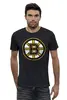 Заказать мужскую футболку в Москве. Футболка базовая Boston Bruins от dobryidesign - готовые дизайны и нанесение принтов.