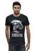 Заказать мужскую футболку в Москве. Футболка базовая Курт Кобейн от T-shirt print  - готовые дизайны и нанесение принтов.