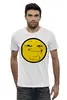 Заказать мужскую футболку в Москве. Футболка базовая Yoba-face от Memepedia - готовые дизайны и нанесение принтов.