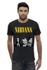 Заказать мужскую футболку в Москве. Футболка базовая Nirvana  от Leichenwagen - готовые дизайны и нанесение принтов.