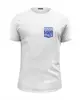 Заказать мужскую футболку в Москве. Футболка базовая Emblem M T-Shirt 1 от dubna_prints - готовые дизайны и нанесение принтов.