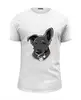 Заказать мужскую футболку в Москве. Футболка базовая Собака  от ПРИНТЫ ПЕЧАТЬ  - готовые дизайны и нанесение принтов.
