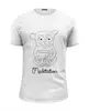 Заказать мужскую футболку в Москве. Футболка базовая Медитация от shadge34@gmail.com - готовые дизайны и нанесение принтов.