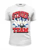 Заказать мужскую футболку в Москве. Футболка базовая Bowling Strike от balden - готовые дизайны и нанесение принтов.