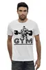 Заказать мужскую футболку в Москве. Футболка базовая Bodybuilding от Никита Коледенков - готовые дизайны и нанесение принтов.