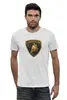 Заказать мужскую футболку в Москве. Футболка базовая Lamborgini  от DESIGNER   - готовые дизайны и нанесение принтов.