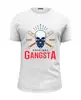 Заказать мужскую футболку в Москве. Футболка базовая GANGSTA от balden - готовые дизайны и нанесение принтов.