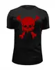 Заказать мужскую футболку в Москве. Футболка базовая Blood Skull от Leichenwagen - готовые дизайны и нанесение принтов.