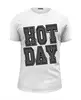 Заказать мужскую футболку в Москве. Футболка базовая HOT DAY от Алексс Неро - готовые дизайны и нанесение принтов.