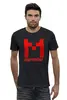 Заказать мужскую футболку в Москве. Футболка базовая Markiplier от mrmoller - готовые дизайны и нанесение принтов.