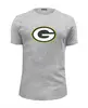 Заказать мужскую футболку в Москве. Футболка базовая Green Bay Packers от dobryidesign - готовые дизайны и нанесение принтов.