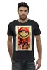 Заказать мужскую футболку в Москве. Футболка базовая Супер Марио от scrat29@yandex.ru - готовые дизайны и нанесение принтов.