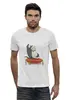 Заказать мужскую футболку в Москве. Футболка базовая Милые кошки от zen4@bk.ru - готовые дизайны и нанесение принтов.