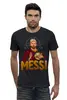 Заказать мужскую футболку в Москве. Футболка базовая Лионель Месси от balden - готовые дизайны и нанесение принтов.