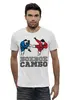 Заказать мужскую футболку в Москве. Футболка базовая Боевое самбо (2) от БОЕВОЕ САМБО - готовые дизайны и нанесение принтов.