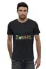 Заказать мужскую футболку в Москве. Футболка базовая ZOMBIE от CoolDesign - готовые дизайны и нанесение принтов.