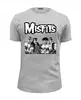 Заказать мужскую футболку в Москве. Футболка базовая Misfits  от Leichenwagen - готовые дизайны и нанесение принтов.