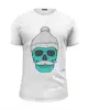 Заказать мужскую футболку в Москве. Футболка базовая Hipster skull от zen4@bk.ru - готовые дизайны и нанесение принтов.