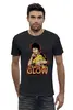 Заказать мужскую футболку в Москве. Футболка базовая Брюс Ли (The Glow) от coolmag - готовые дизайны и нанесение принтов.