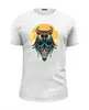 Заказать мужскую футболку в Москве. Футболка базовая Сова (Owl) от printik - готовые дизайны и нанесение принтов.