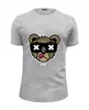 Заказать мужскую футболку в Москве. Футболка базовая Медведь,оригинальный дизайн от outsider2015 - готовые дизайны и нанесение принтов.