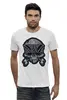 Заказать мужскую футболку в Москве. Футболка базовая Skull Art от Leichenwagen - готовые дизайны и нанесение принтов.